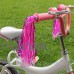 MonkeyJack 10 Pieces Childrens Bike Handlebar Streamers /Bicycle Grips Sparkle Retro Pom Pom Tassels for Kids Bike - B07477CYLV